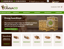 Tablet Screenshot of lignaco.com